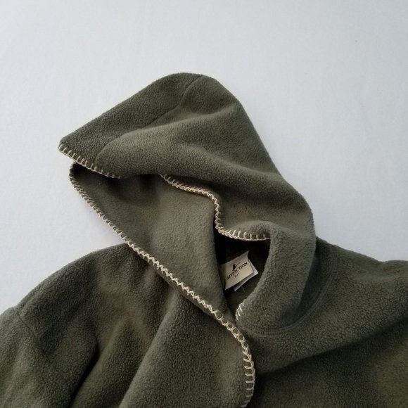 Attraction Sweater Jacket Button Front Green Long Sleeve Large - Picture 3 of 8